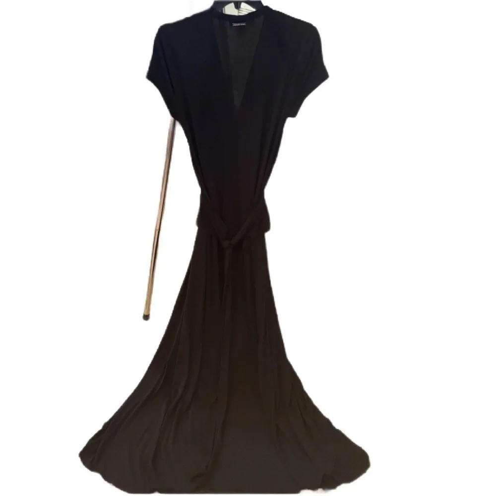 Michael Kors Black High-Low Maxi Dress | Size 10 | Elegant Evening Chic Size 10